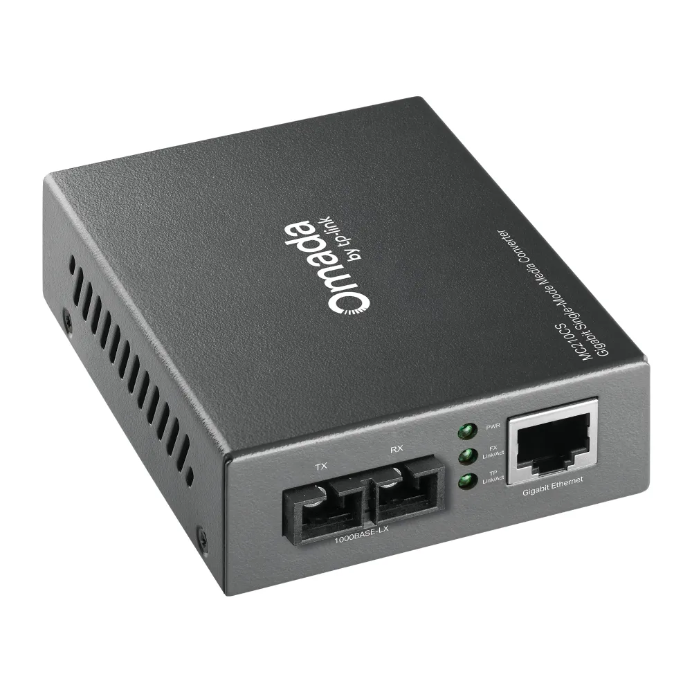 TP-Link Omada Gigabit Single Mode Media Converter MC210CS (Single Unit) view 2